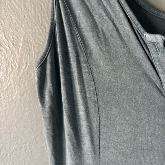 Easel | Maxi | Tank | Button-Up | Greenish Blue | Breezy | Dress | M 🌿💨 - Picture 8 of 11